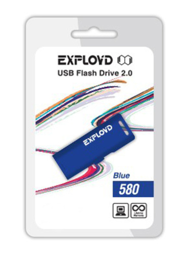 16gb usb exployd 580 синяя