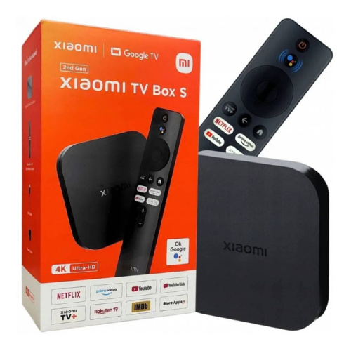 Тв-приставка xiaomi tv box s 2nd gen mdz-28-aa black (7044)