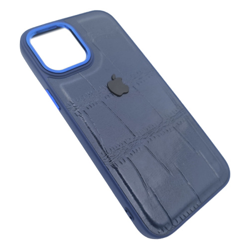 Чехол-крышка beauty croco для iphone 12 pro max синий