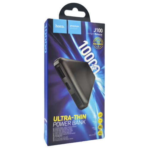Пзу hoco j100 (10000mah) черный