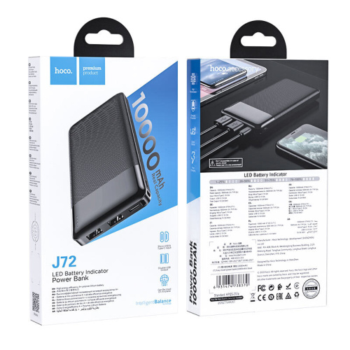 Пзу hoco j72 (10000mah) черный