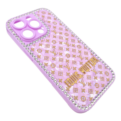 Чехол-силикон louis vuitton для iphone 14 pro max фиолетовый
