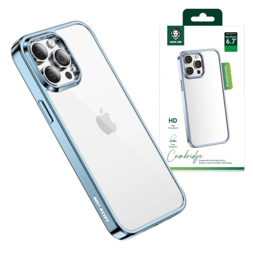 Чехол-крышка green lion cambridge case для iphone 14 pro синий
