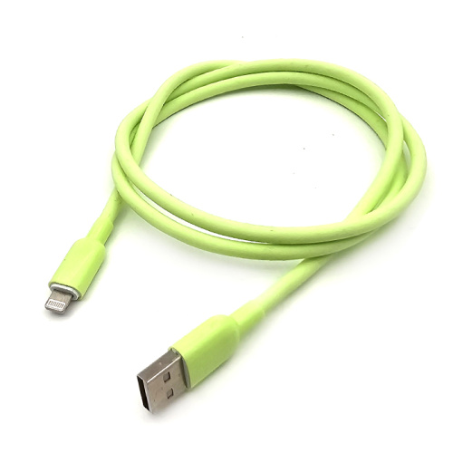 Кабель usb sata x30 lightning зеленый