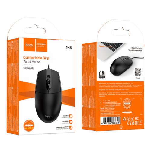 Мышь hoco gm50 беспроводная черная