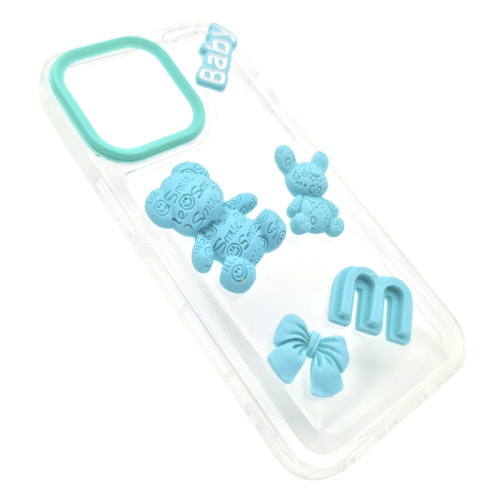 Чехол-силикон air bag baby для iphone 13 pro max белый