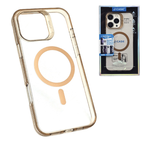 Чехол-крышка j-case superior magsafe для iphone 16 pro золотой