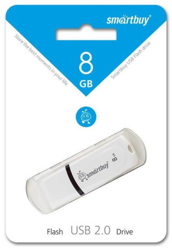 8gb usb smartbuy paean белая