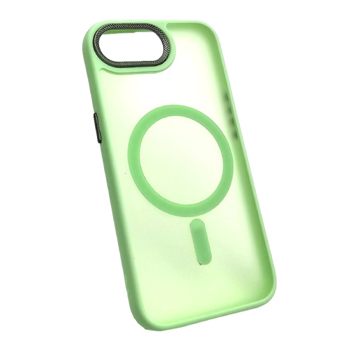 Чехол-крышка #83 magnetic collection mil-std для iphone 16e светло-зеленый