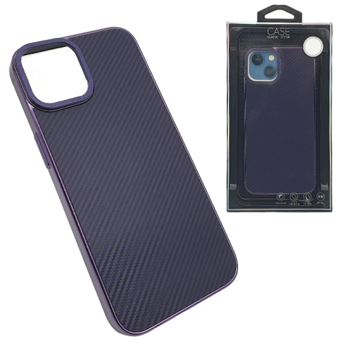 Чехол-крышка acrylic для iphone 13/14 фиолетовый
