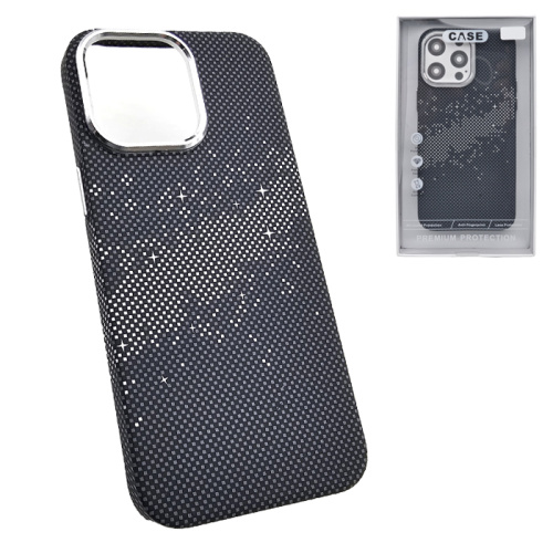 Чехол-крышка #25 (magsafe) для iphone 15 pro max pixel star черный