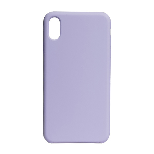 Чехол-силикон silicone case без лого iphone xs max фиолетовый