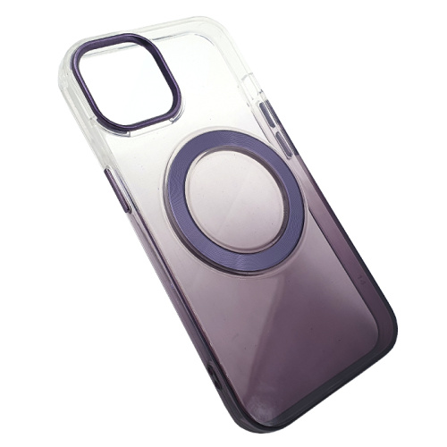 Чехол-силикон destiny scenery magsafe для iphone 13 фиолетовый