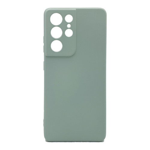 Чехол-силикон soft touch Samsung s21 ultra бирюзовый