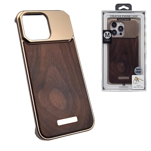 Чехол-крышка movenchy fanshi stand дерево для iphone 16 pro max desert (cell phone)