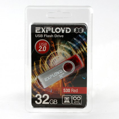 USB 32Gb* Exployd 530 красная