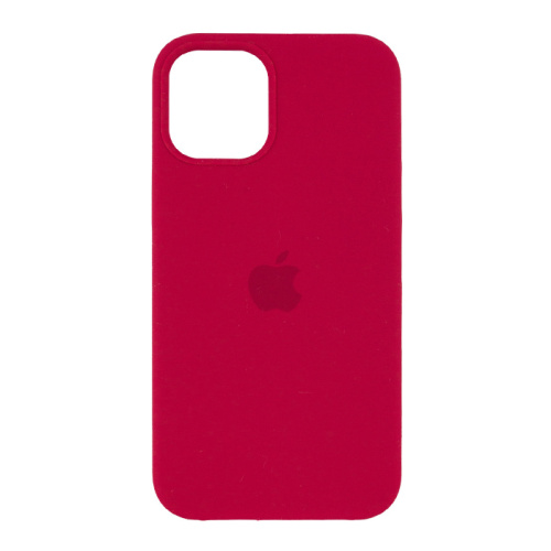 Чехол-силикон silicone case аналог для iphone 12 pro (6.1) бордовый