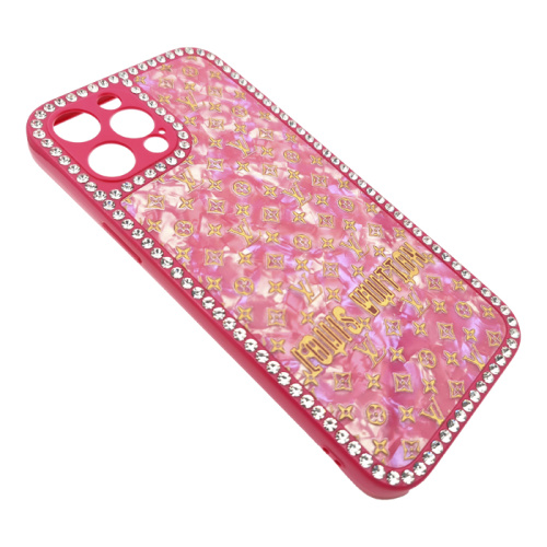 Чехол-силикон louis vuitton для iphone 12 pro max розовый