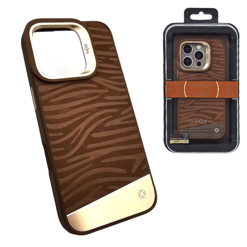 Чехол-крышка kajsa glamorous титан aquatic для iphone 16 pro max brown