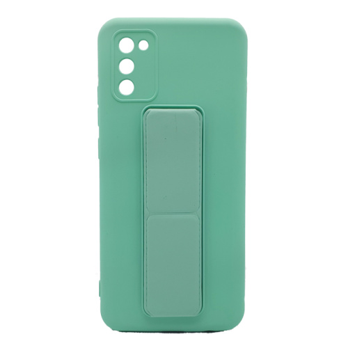 Чехол силикон new stand case Samsung a02s, зеленый