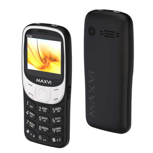 Тел.maxvi k200 black (eac)