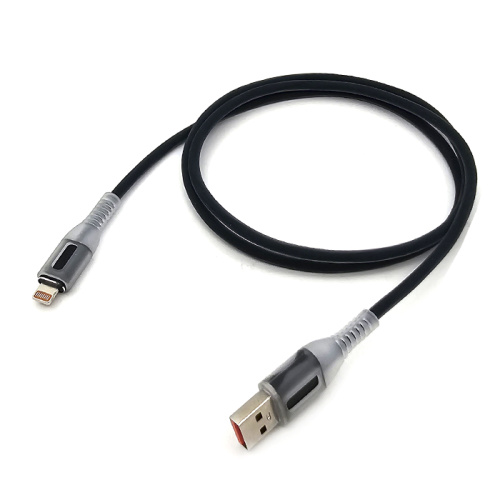 Кабель usb sata x10 lightning черный