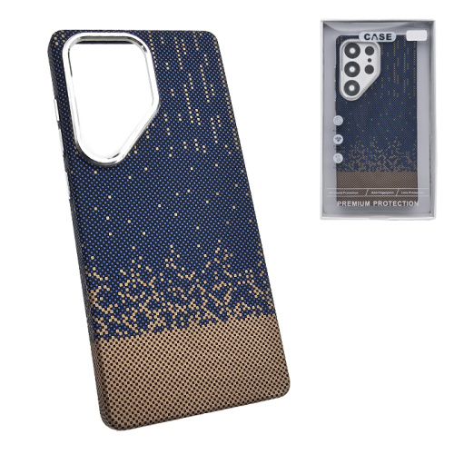 Чехол-крышка #25 (magsafe) для Samsung s25 ultra pixel сине-коричневый