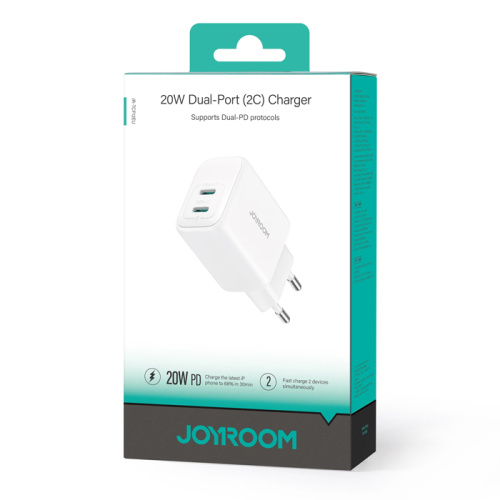 Сзу joyroom jr-tcf12eu 2c/20w белое