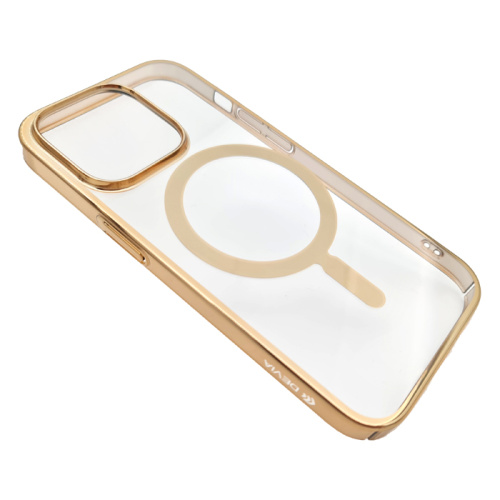Чехол-крышка devia glimmer series magnetic protective case для iphone 14 pro max золотой