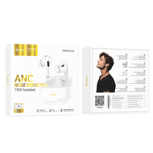 Hoco tws ew60 plus белые