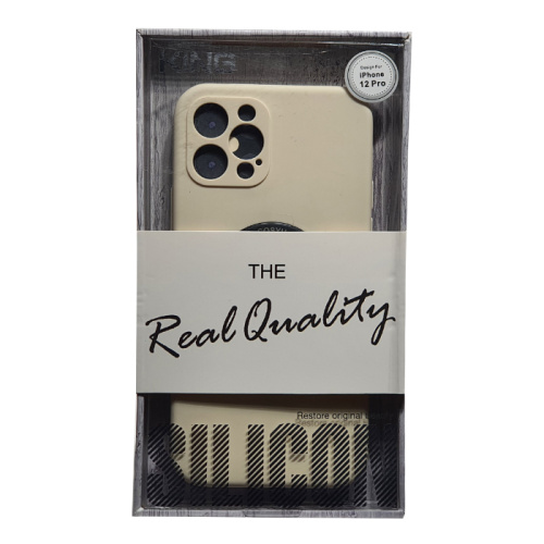 Чехол крышка king cosyu mag safe для iphone 12 pro (6.1) бежевый