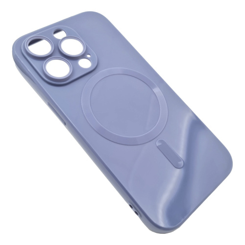 Чехол-силикон no mag для iphone 14 pro max синий