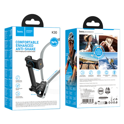 Держатель на шею hoco k30 черный