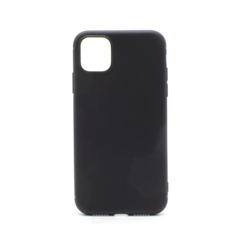 Чехол-силикон tpu матовый для iphone 11pro max (6,5) черный
