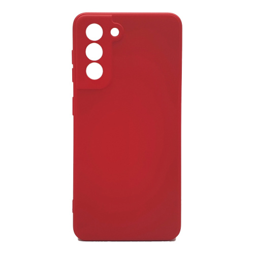 Чехол-силикон soft touch Samsung s21 красный