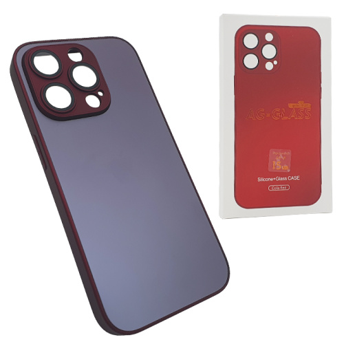 Чехол-крышка ag-glass sapphire lens iphone 15 pro max красный