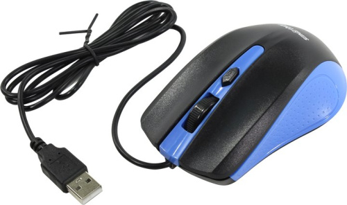Мышь smartbuy sbm-352-bk проводная сине-черная