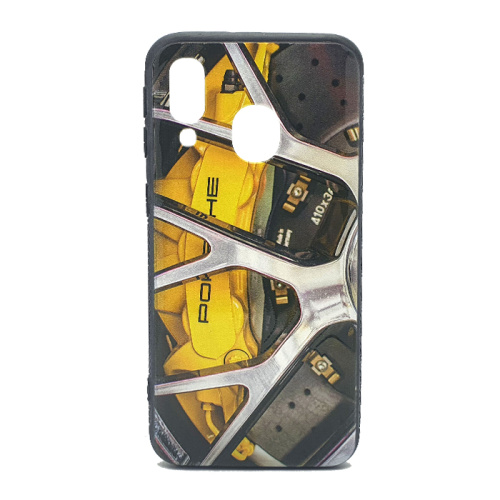 Чехол-крышка different print Samsung a40 черная