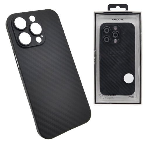 Чехол-крышка marooke carbon для iphone 14 pro черный