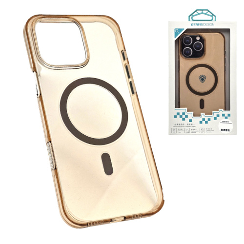 Чехол-крышка dfans design gloss для iphone 16 pro золотой