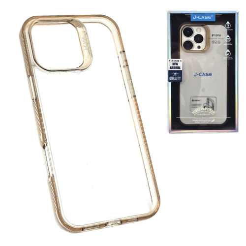 Чехол-крышка j-case new arrival для iphone 16 pro max золотой