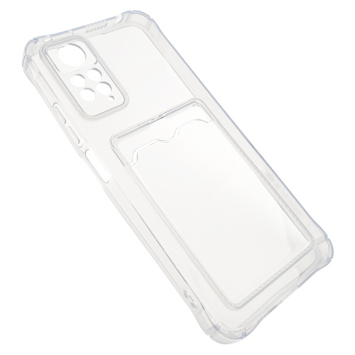 Чехол-силикон card holder xiaomi redmi note 11 pro прозрачный