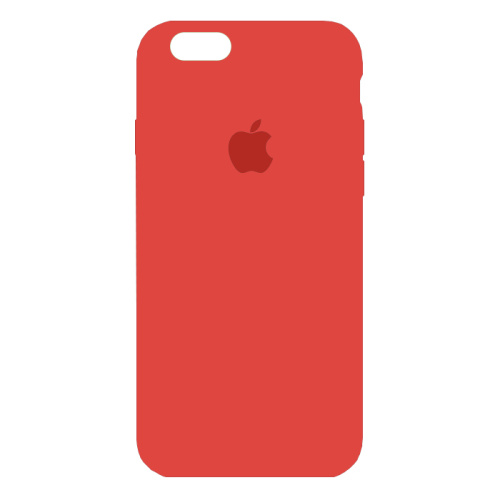 чехол-силикон silicone case NEW для iphone 6/6S zxc13 оранжевый  