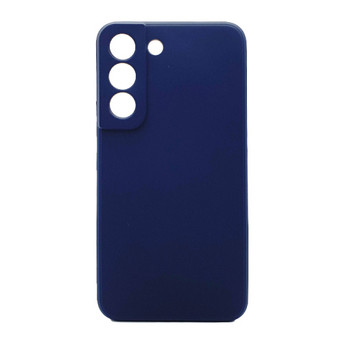 Чехол-силикон soft touch Samsung s22 plus темно-синий