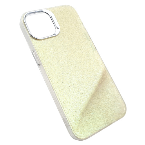 Чехол-крышка shine & glitters для iphone 14 желтый