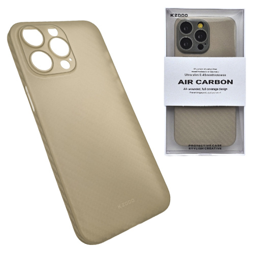 Чехол-крышка k-doo air carbon для iphone 15 pro титан серый