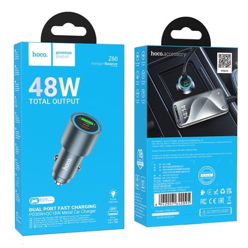 Азу hoco z60 (usb/pd48w) серые