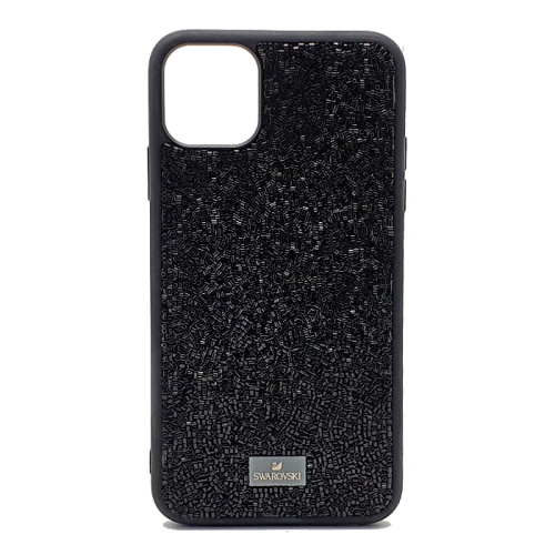 Чехол крышка swarovski бисер для iphone 11pro max (6.5) черный