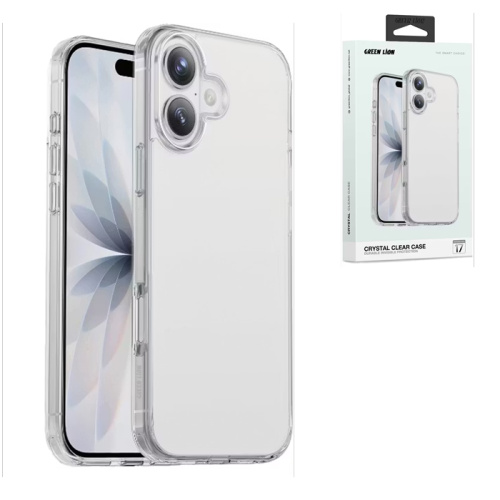 Чехол green lion crystal clear для iphone 17 прозрачный