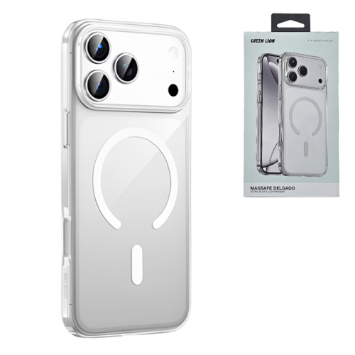 Чехол green lion magsafe deLGado для iphone 17 pro max прозрачный
